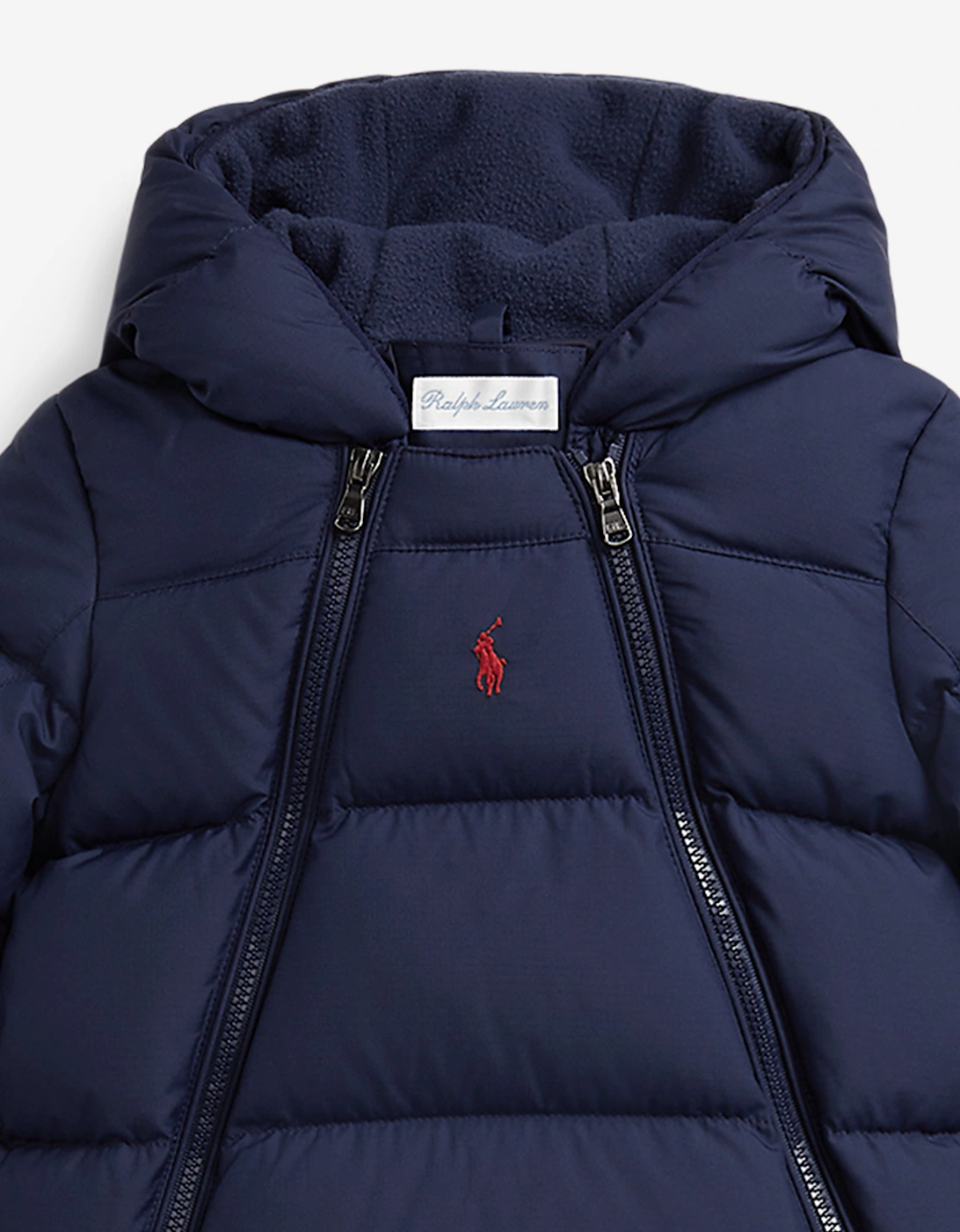 Baby Boys Logo Snowsuit in Navy