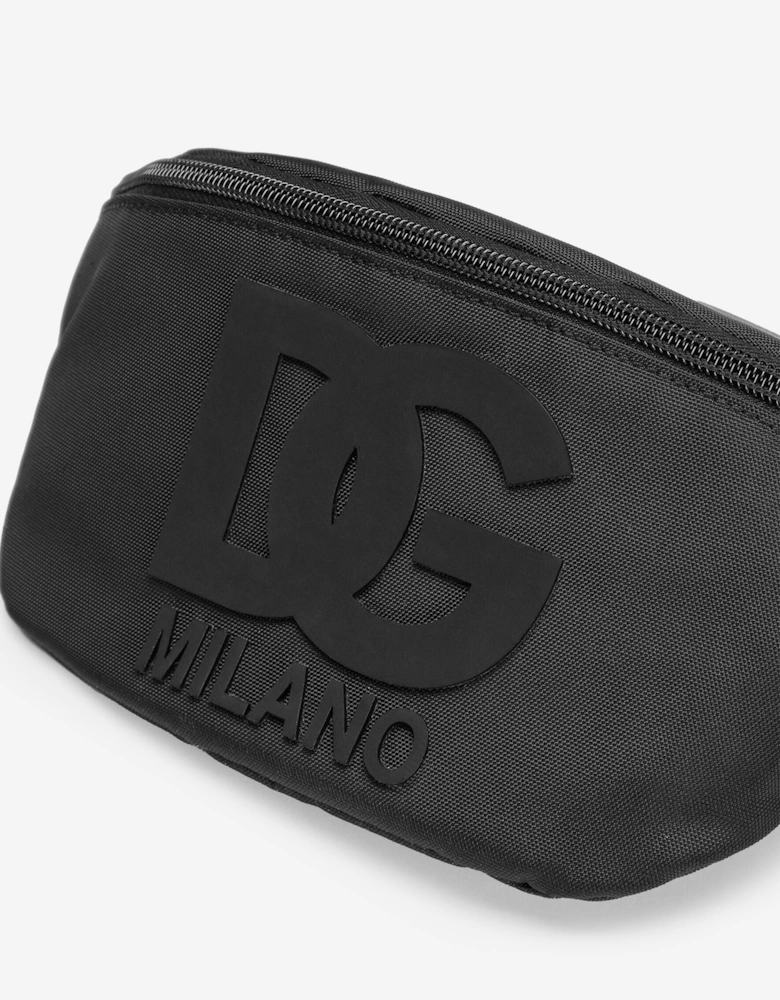 Boys Logo Belt Bag in Black (23cm)