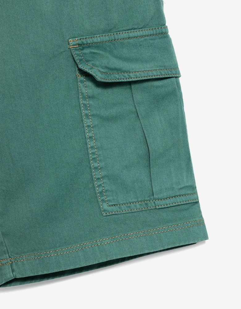 Boys Caiman Bermuda Shorts in Green