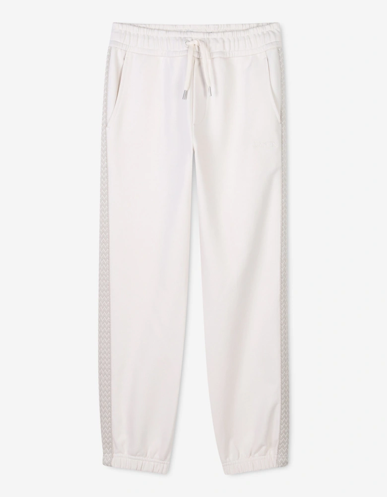 Girls Logo Joggers in Ivory