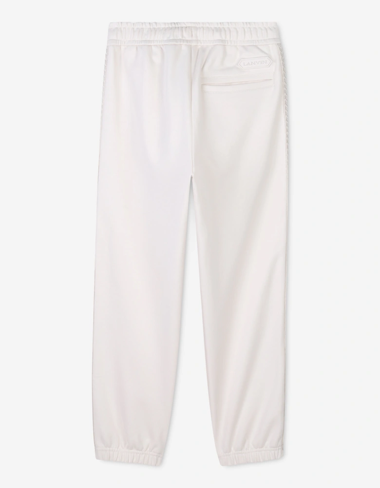 Girls Logo Joggers in Ivory