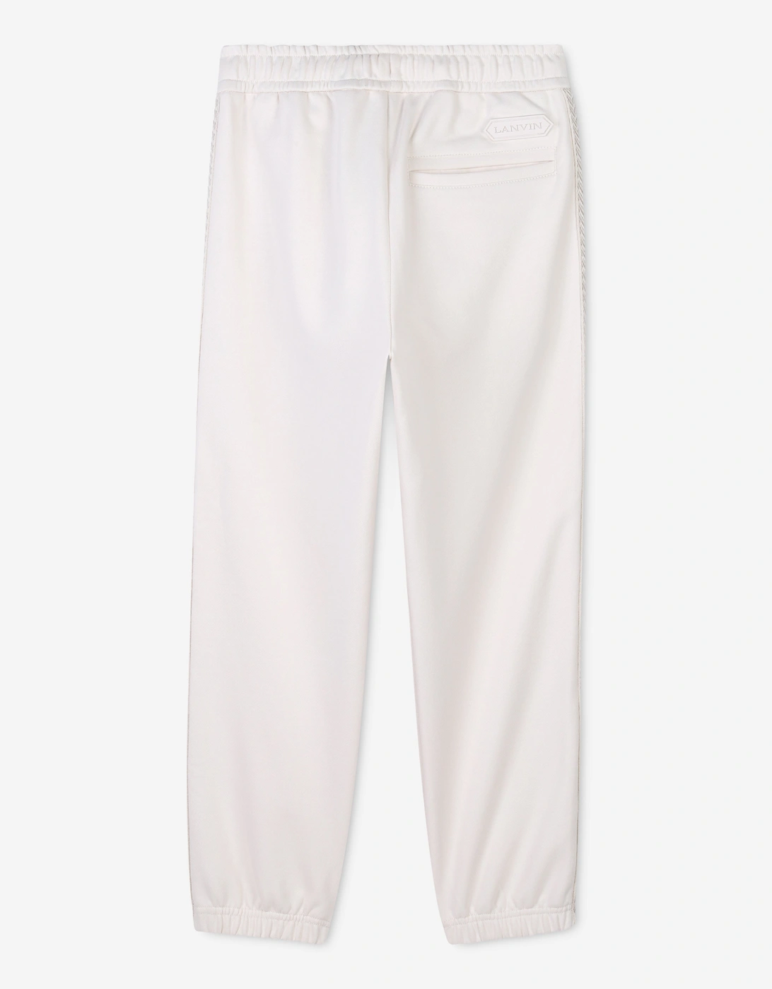 Girls Logo Joggers in Ivory