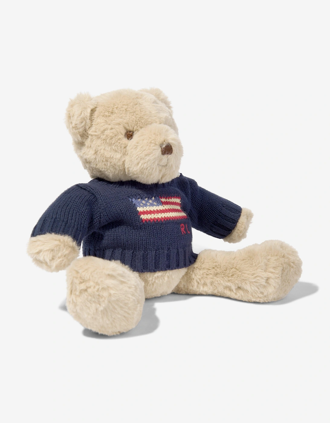 Flag Jumper Polo Bear Soft Toy in Navy (20cm)