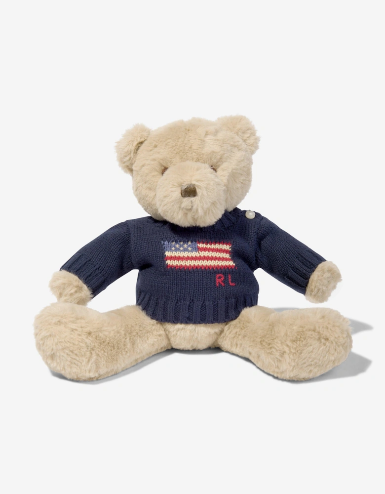 Flag Jumper Polo Bear Soft Toy in Navy (20cm)