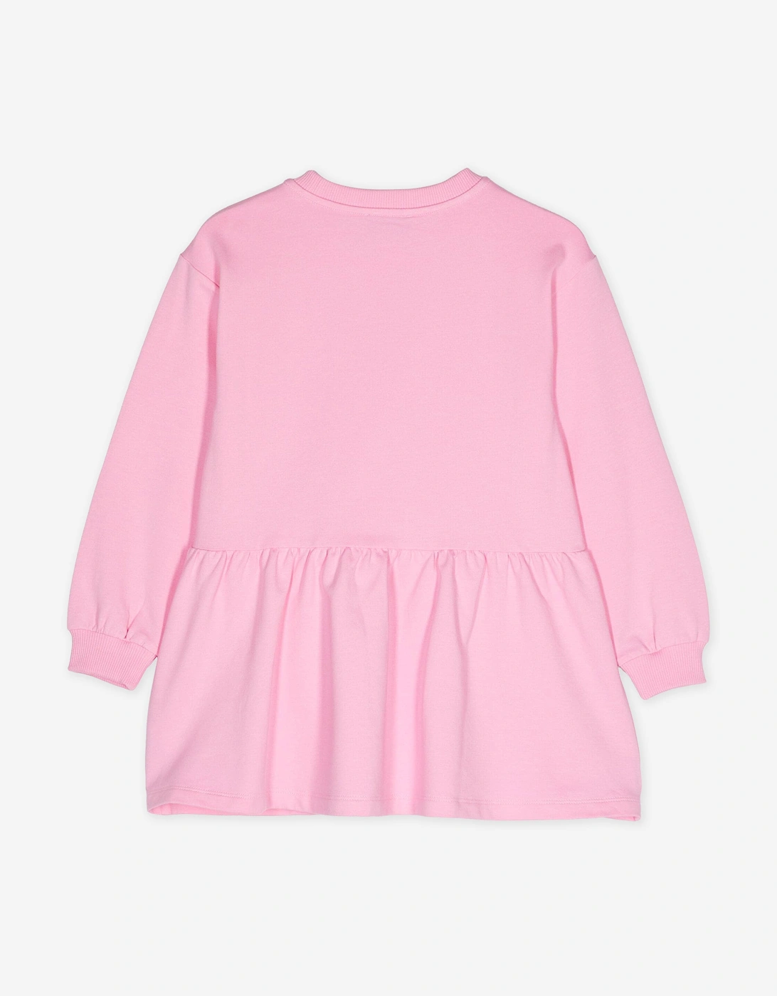 Girls Teddy Bear Logo Sweater Dress in Pink