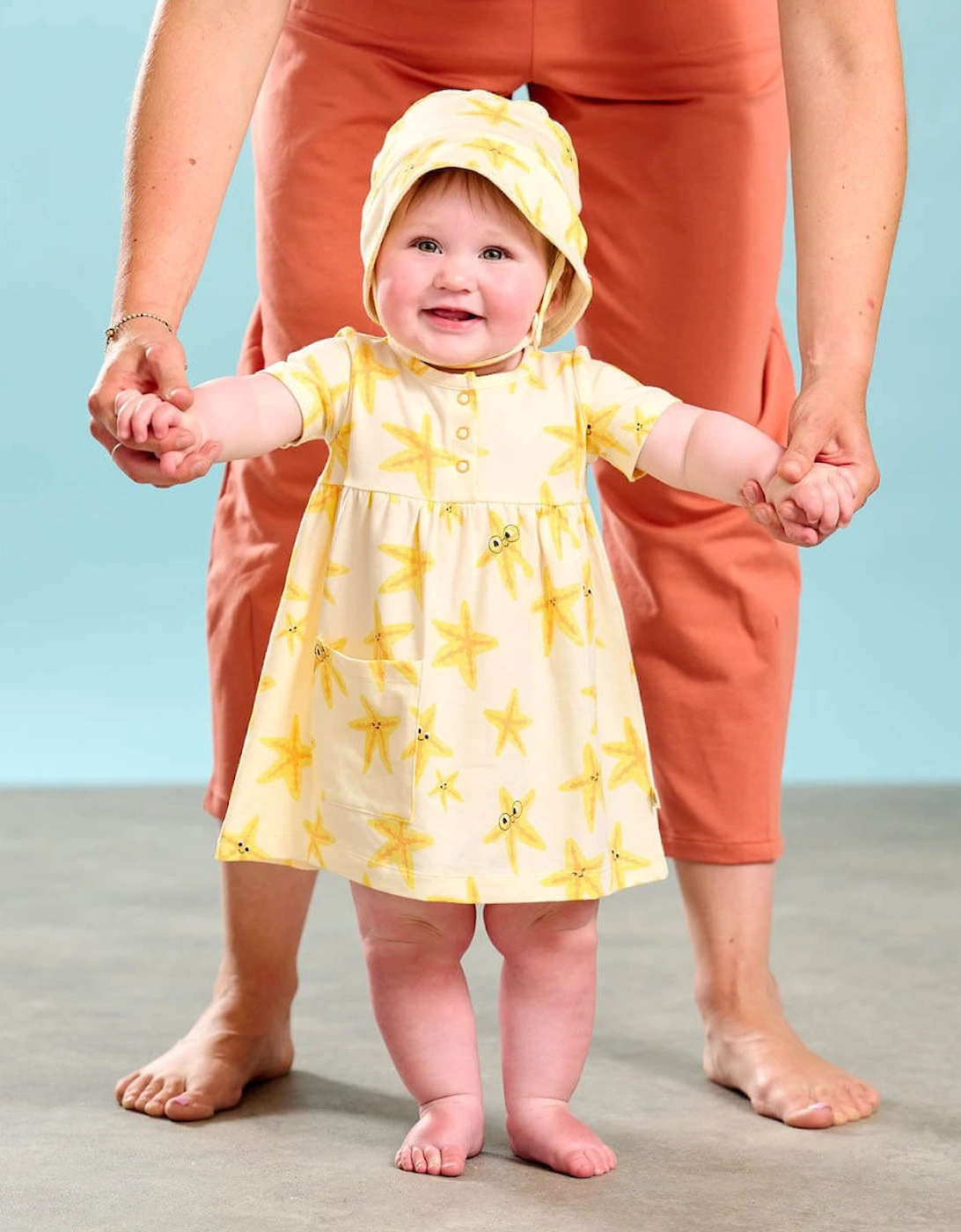 Girls Chill Parasol Sun Hat in Ivory