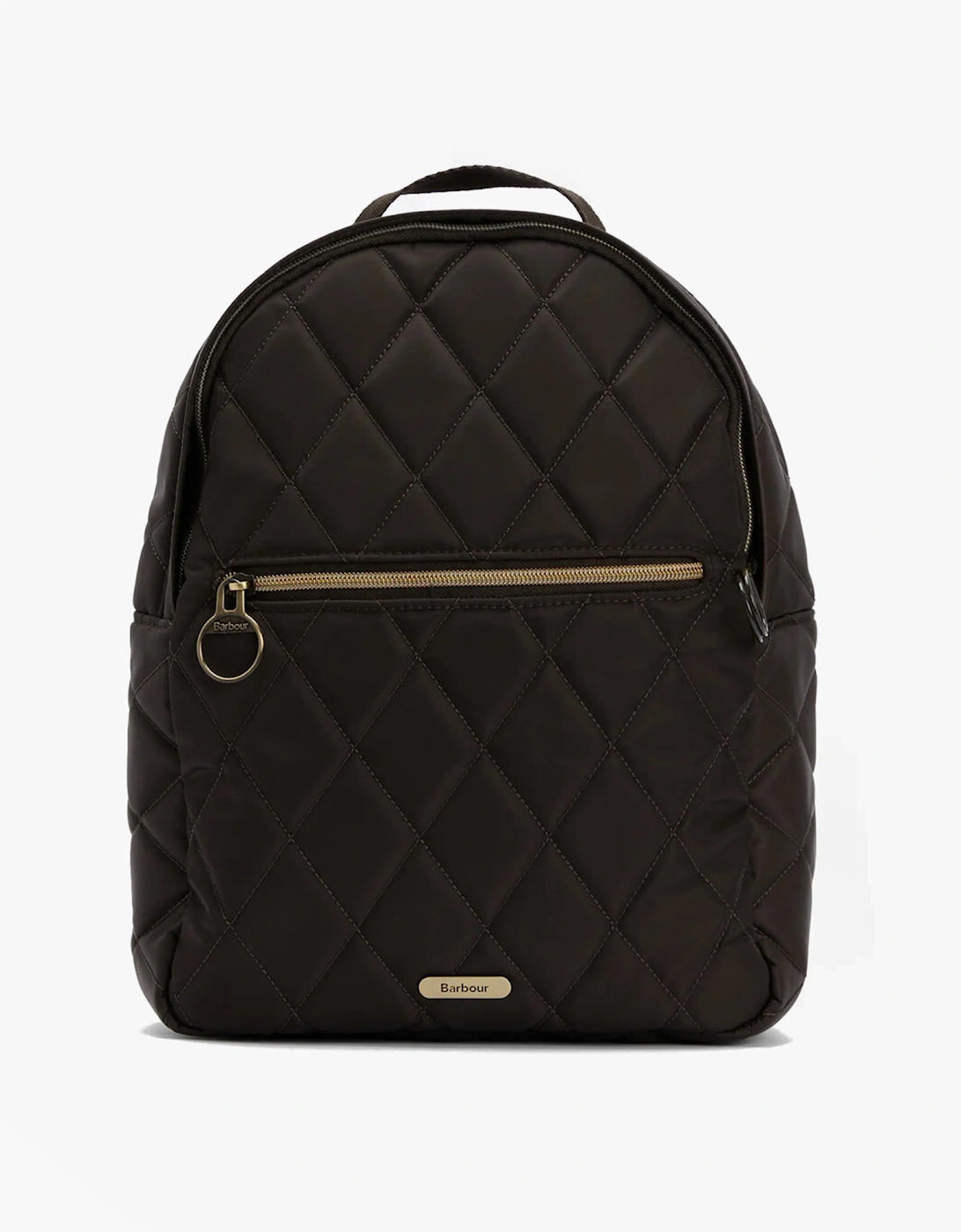 QUILTED Womens Backpack Olive, 7 of 6
