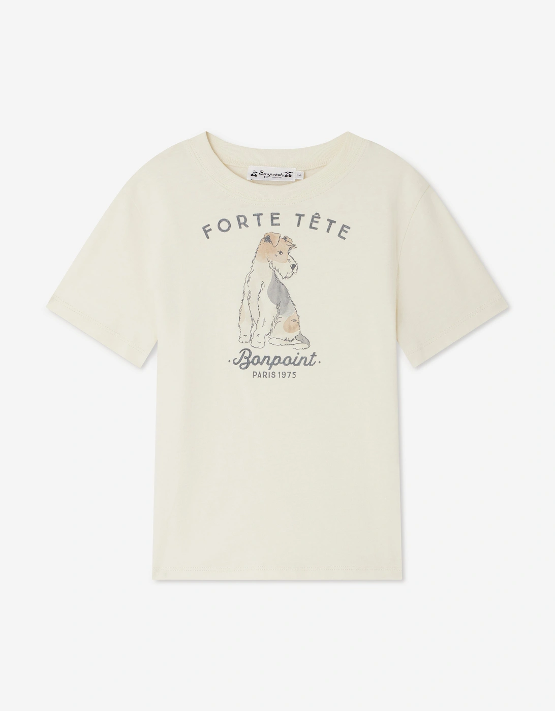 Boys Thibald T-Shirt in Ivory, 5 of 4
