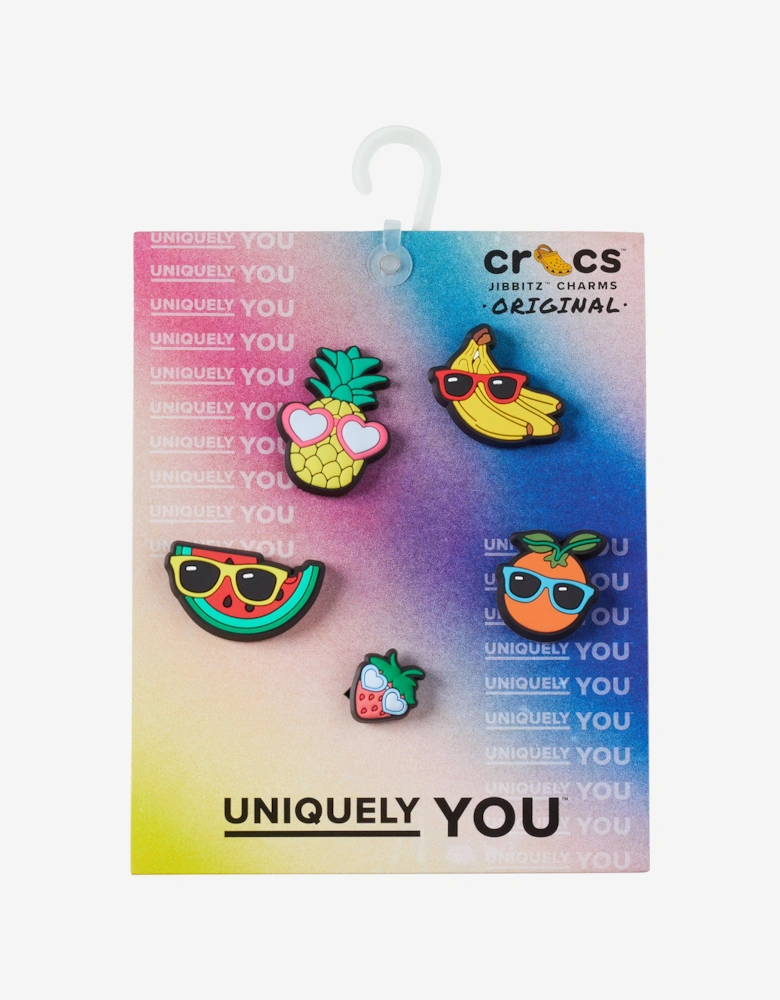 Kids Cute Fruit with Summer Jibbitz™ 5 Pack in Multicolour