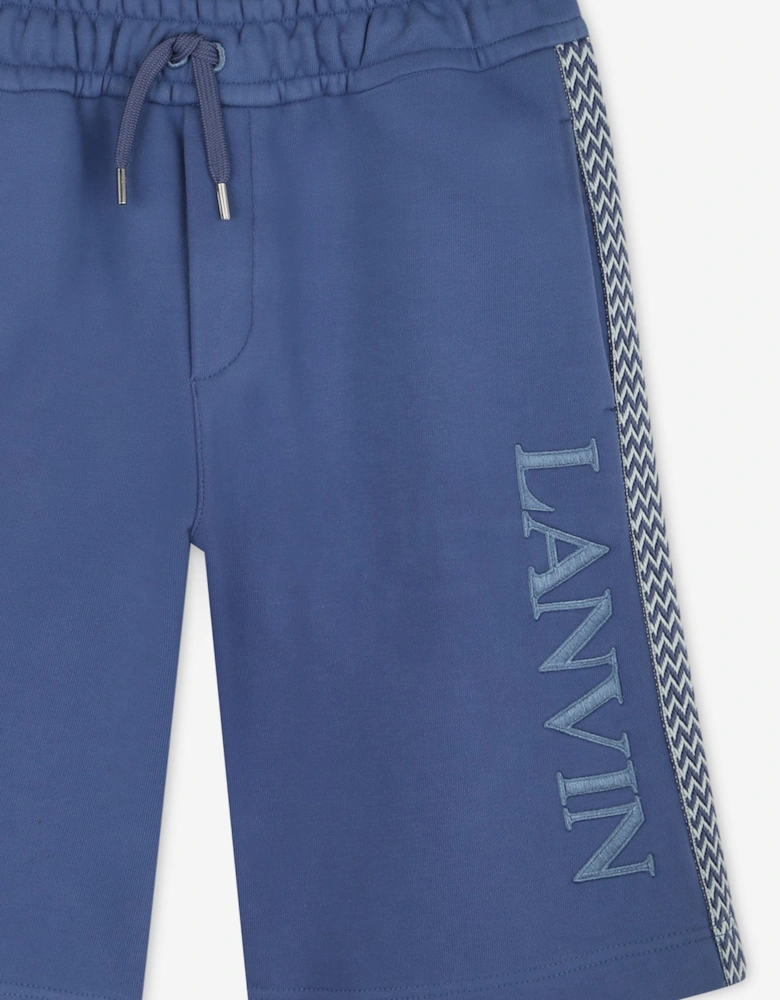 Boys Logo Bermuda Shorts in Blue