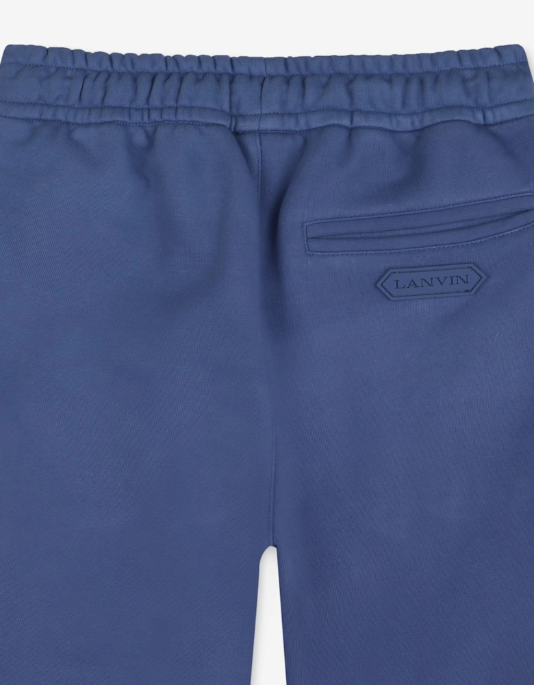 Boys Logo Bermuda Shorts in Blue