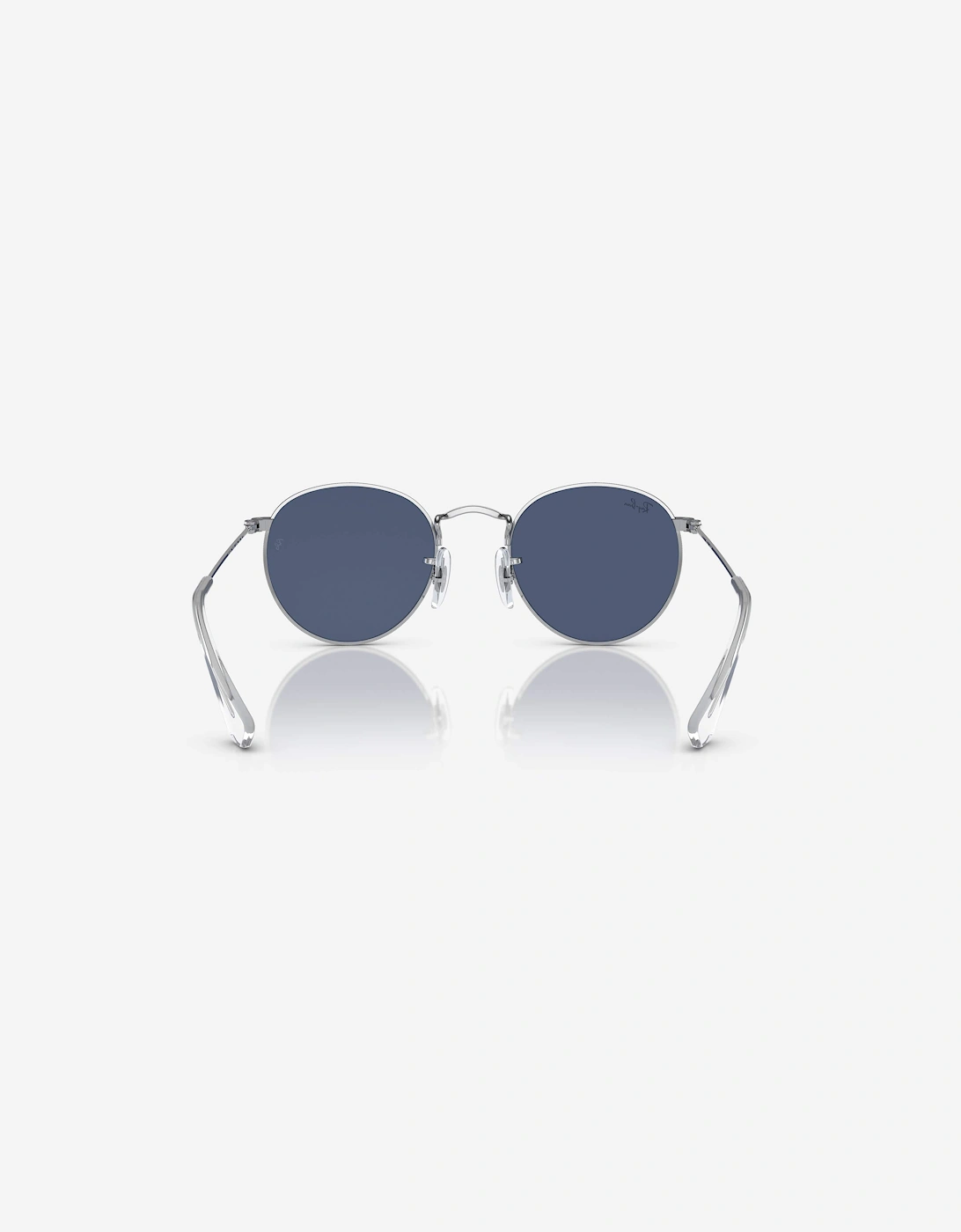 Kids Round Sunglasses in Silver