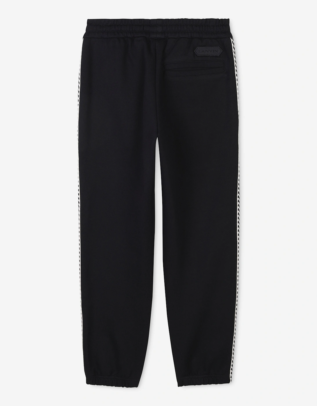 Boys Embroidered Logo Joggers in Black