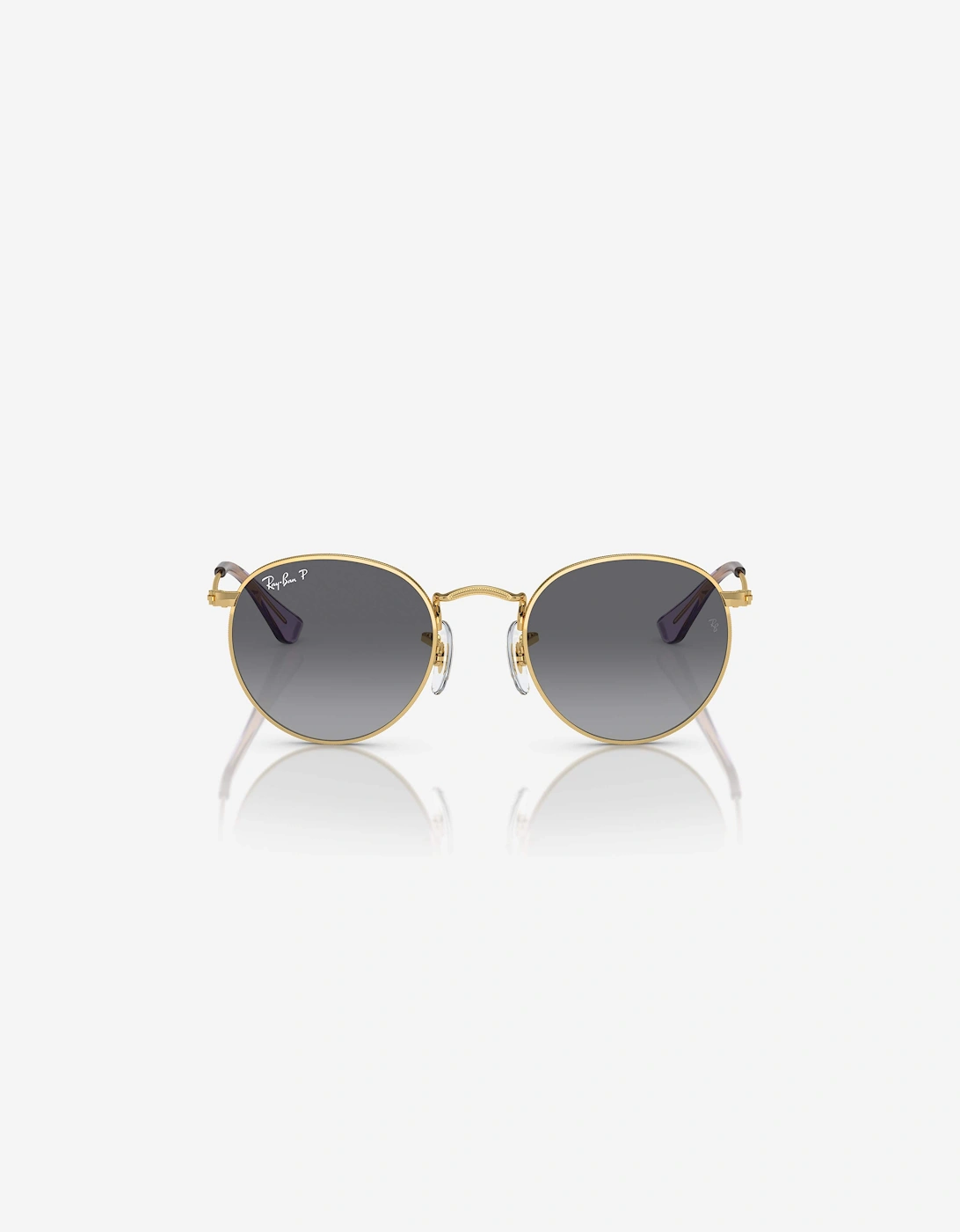 Kids Round Sunglasses in Gold
