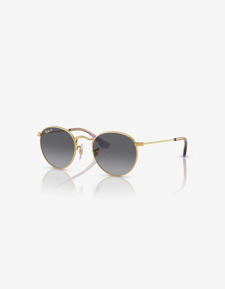 Kids Round Sunglasses in Gold