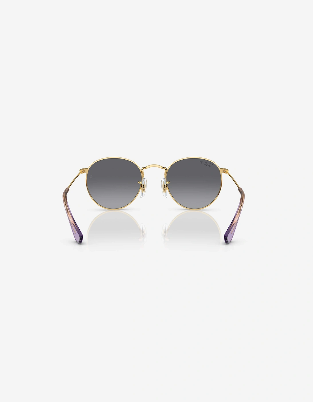 Kids Round Sunglasses in Gold