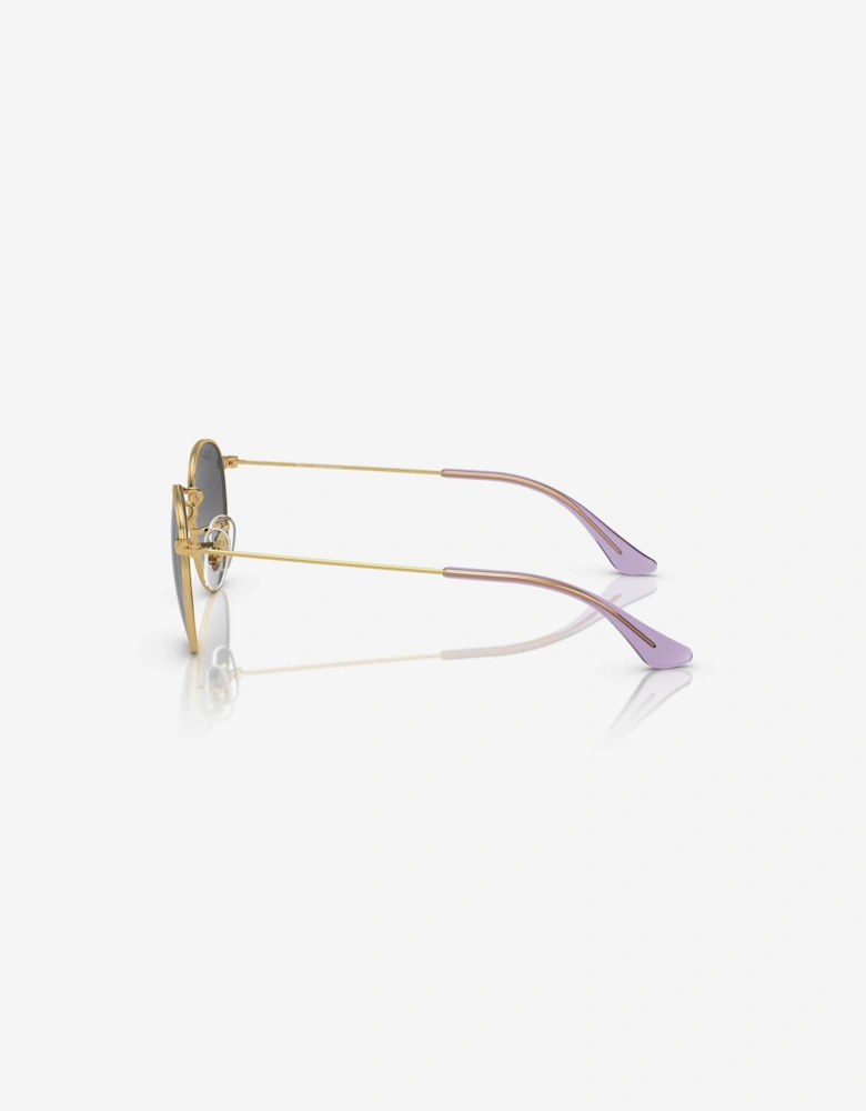 Kids Round Sunglasses in Gold