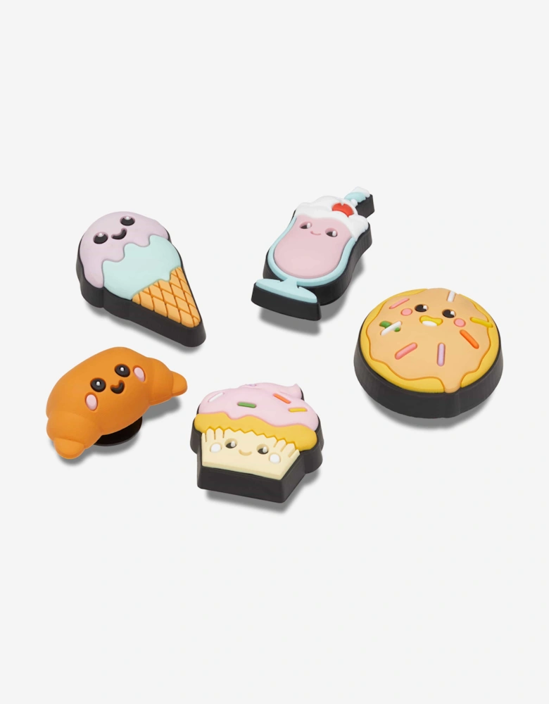 Kids Mini 3D Pastry Shop Jibbitz™ 5 Pack in Multicolour