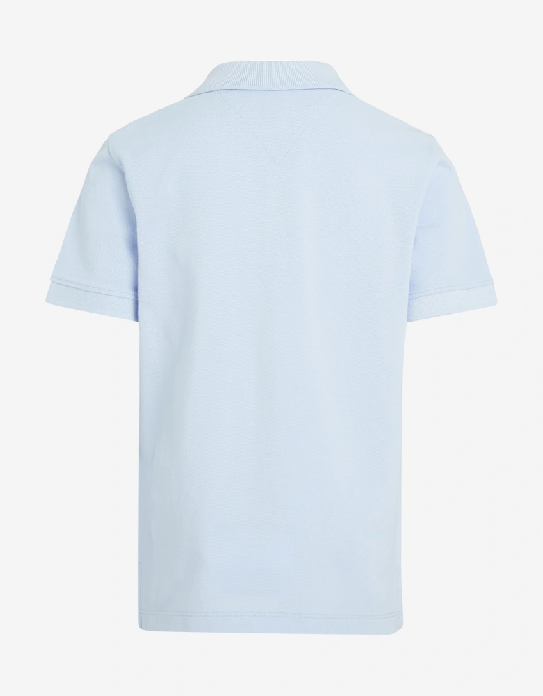 Boys Flag Polo Shirt in Blue