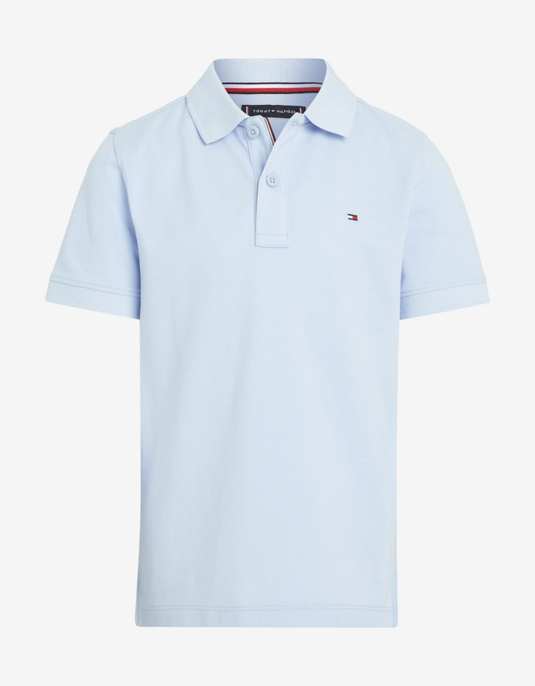 Boys Flag Polo Shirt in Blue