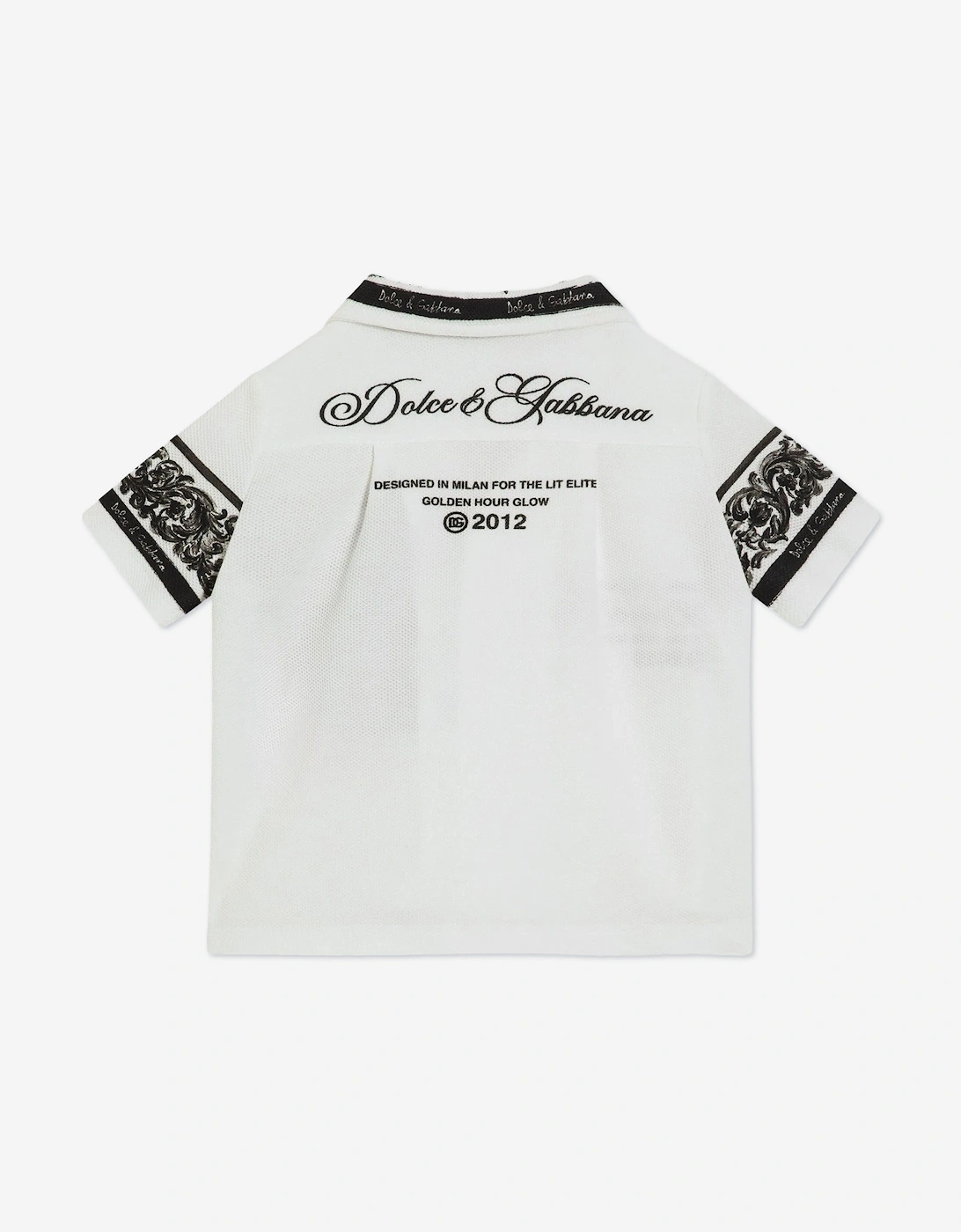 Baby Boys Majolica Shirt in White