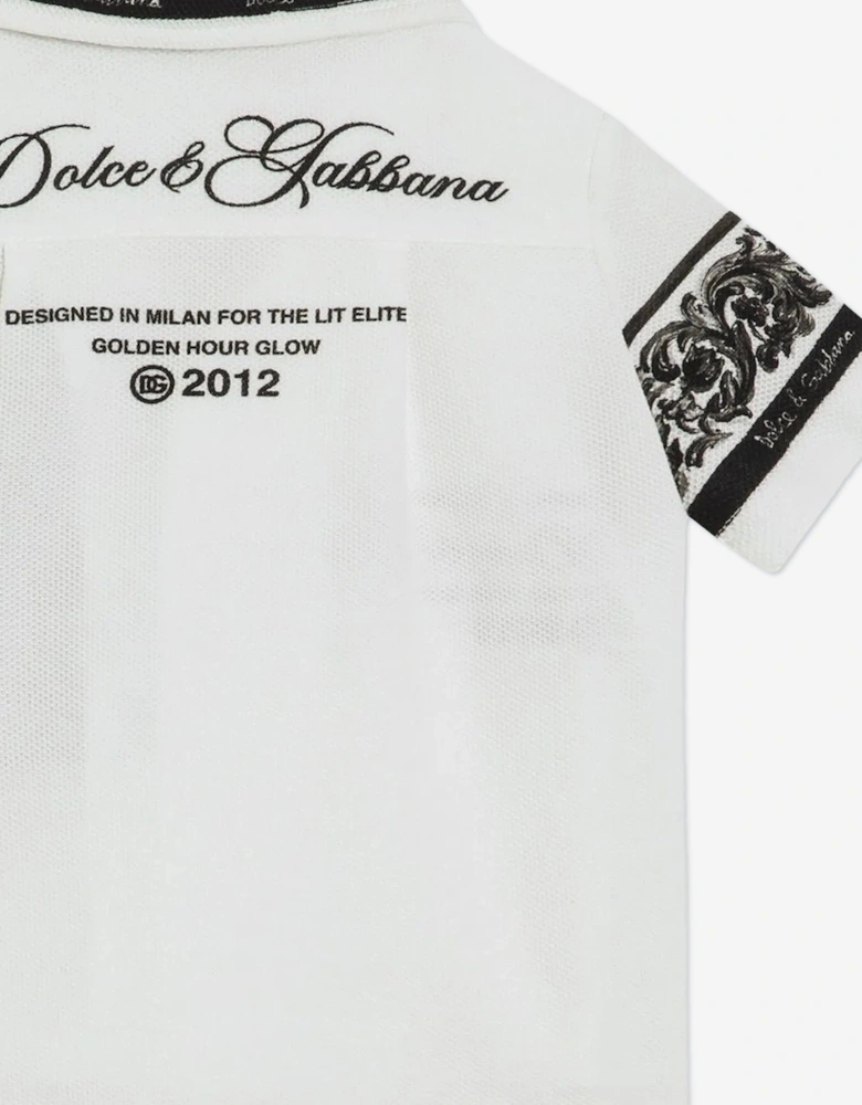 Baby Boys Majolica Shirt in White