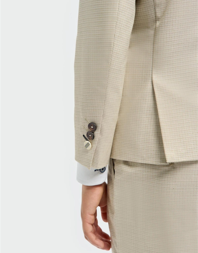 Boys Hampton Suit in Beige