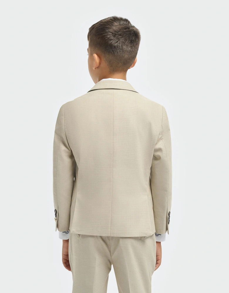 Boys Hampton Suit in Beige