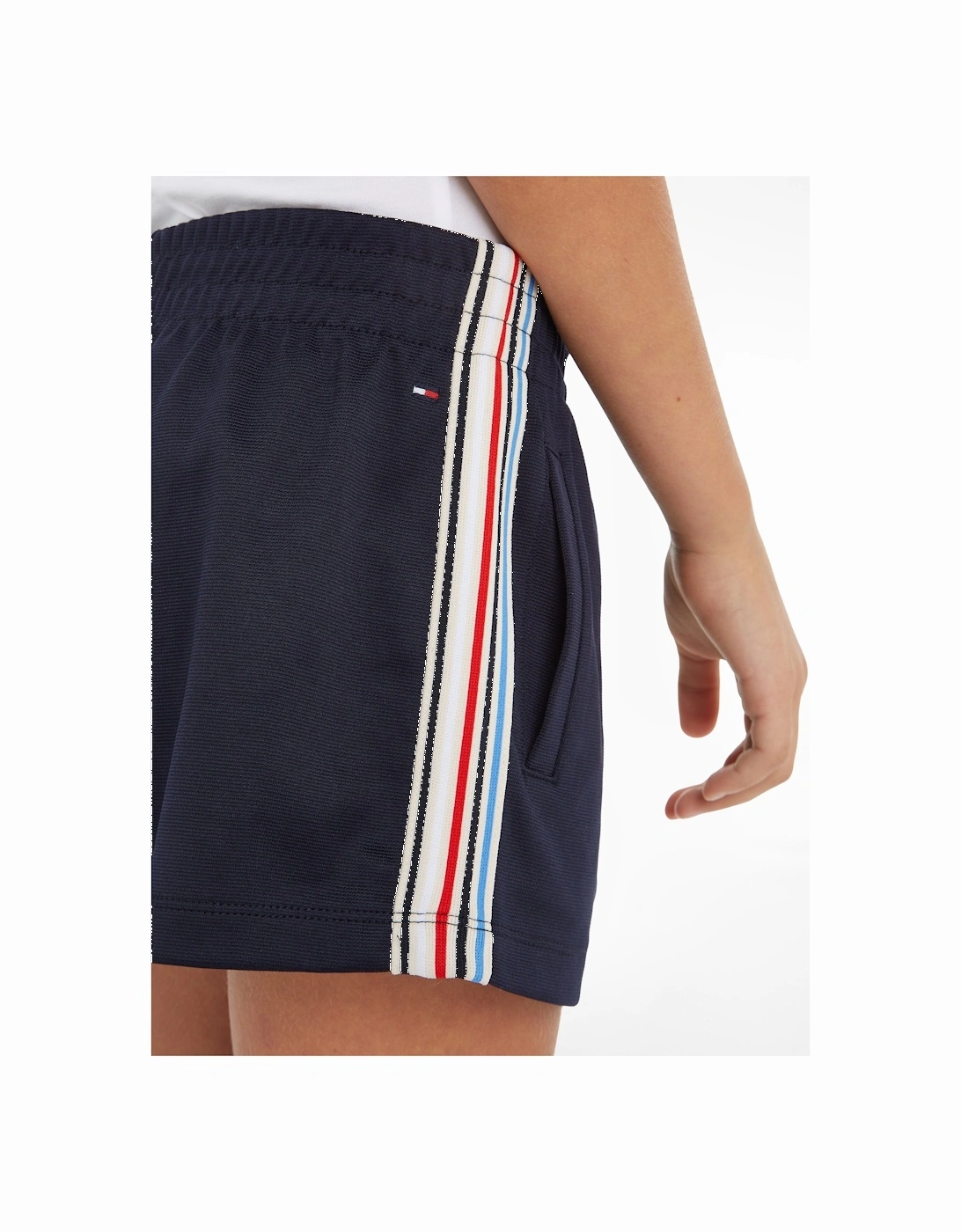 Girls 1985 Logo Shorts in Navy
