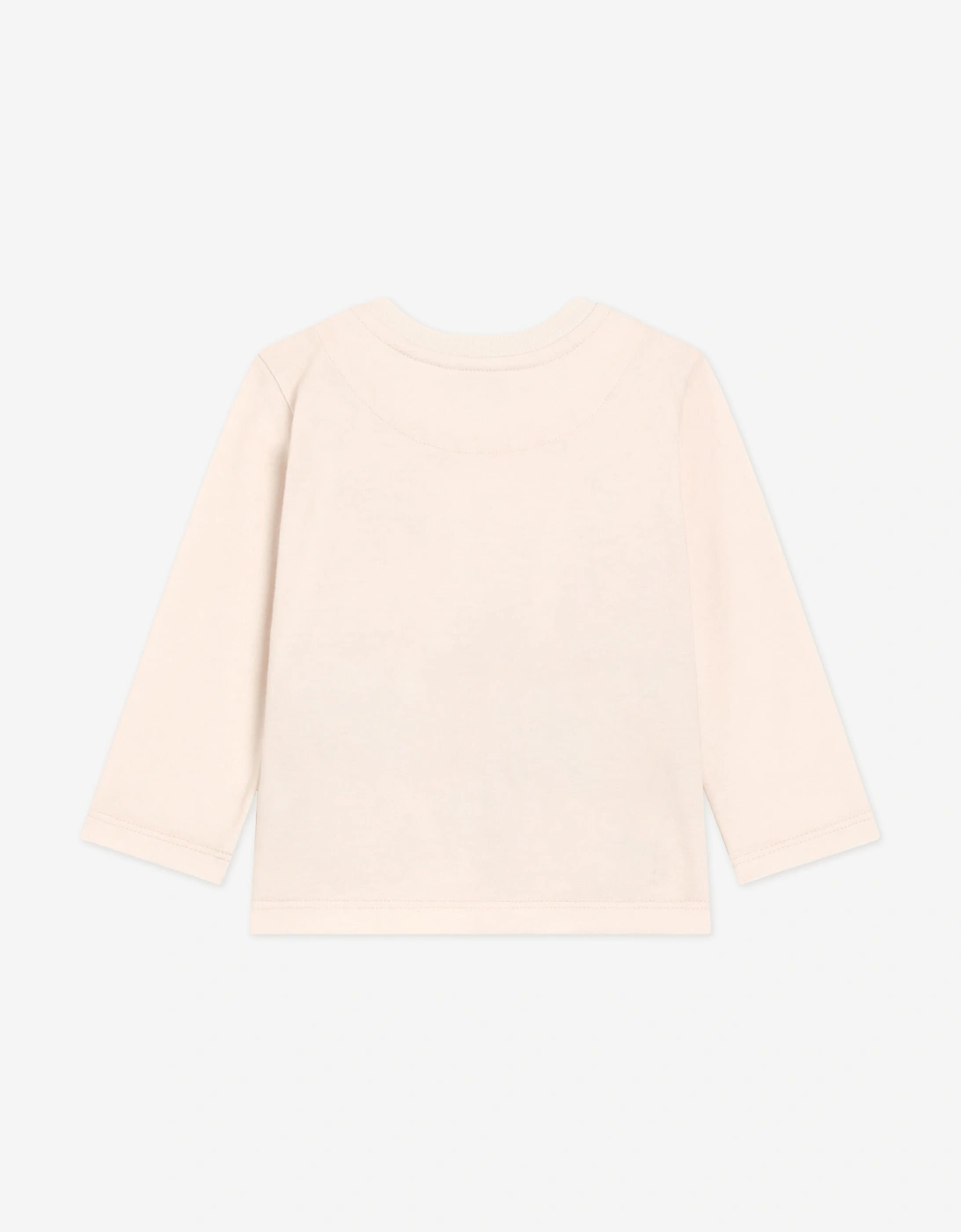 Baby Boys Leopard Long Sleeve T-Shirt in Beige