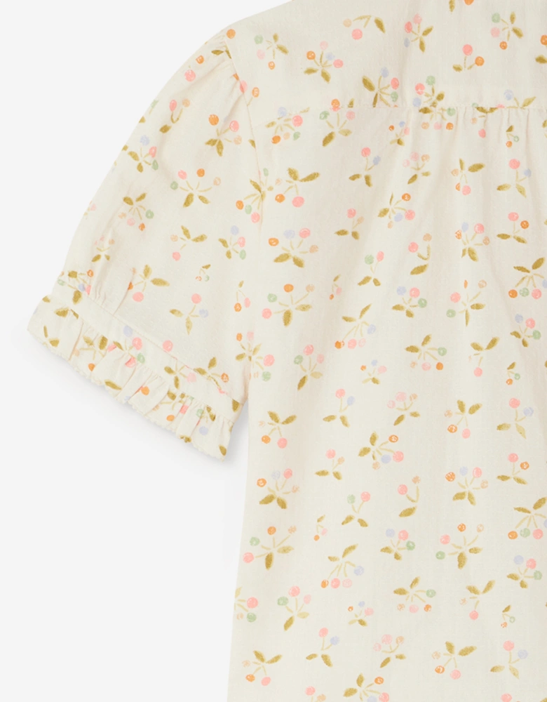 Girls Cindy Blouse in Ivory