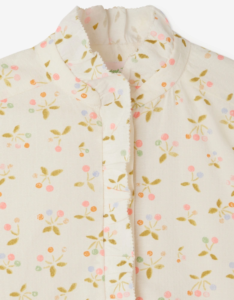 Girls Cindy Blouse in Ivory
