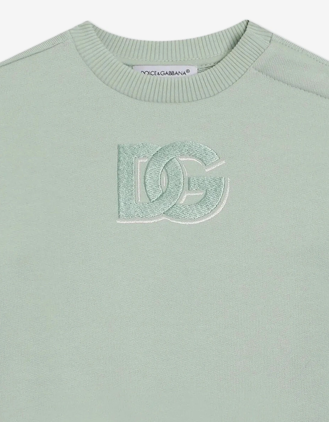 Baby Boys Logo Sweatshirt in Green