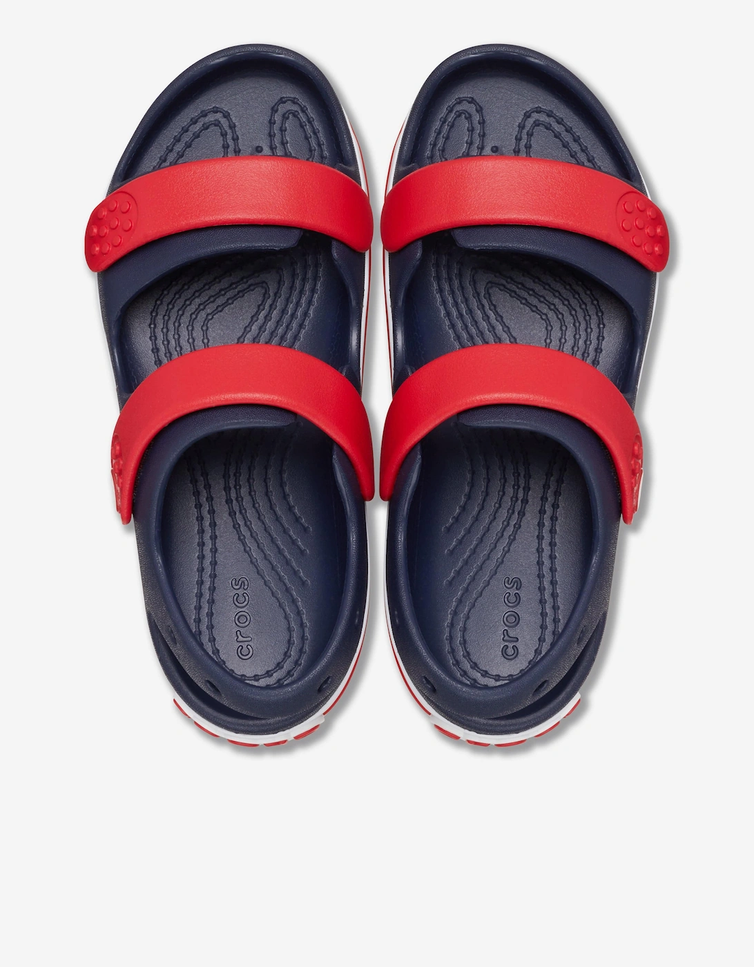 Kids Crocband Cruiser Sandal in Navy