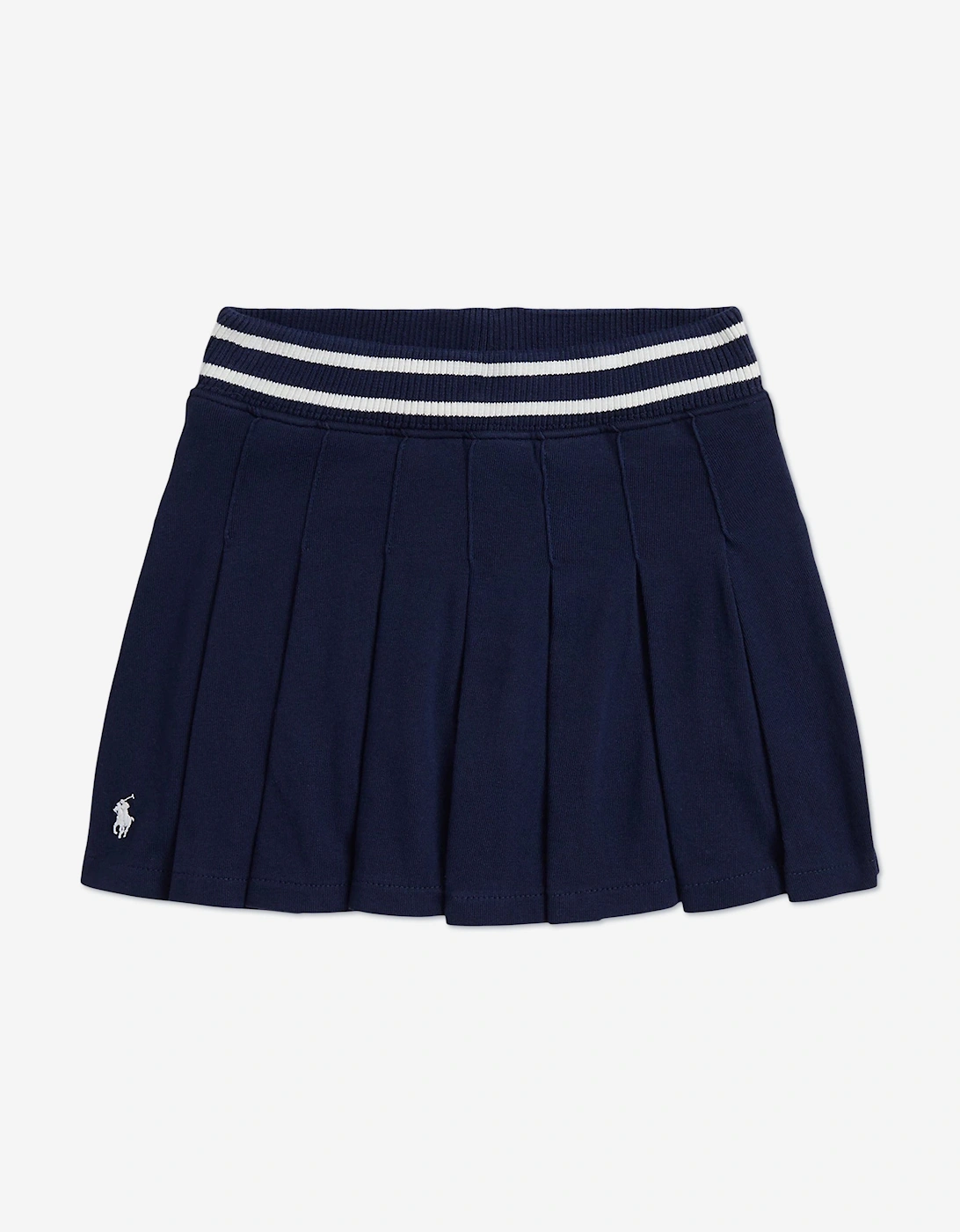 Girls Pleated Skort in Navy, 5 of 4