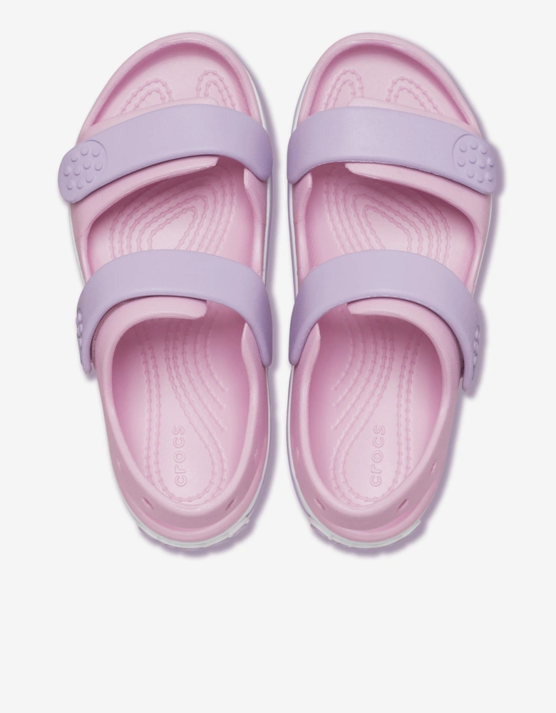 Girls Crocband Cruiser Sandal in Pink