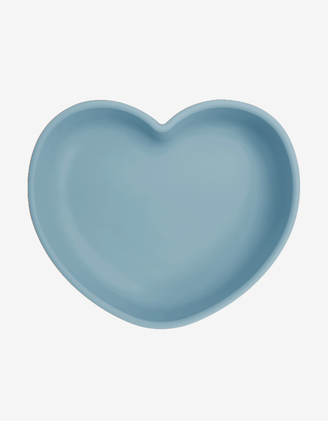 Silicone Heart Shaped Suction Plates in Blue, 4 of 3