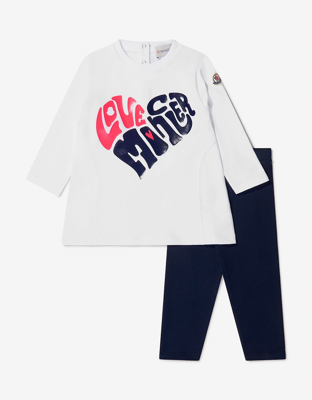 Enfant Baby Girls Logo Print Tracksuit, 5 of 4