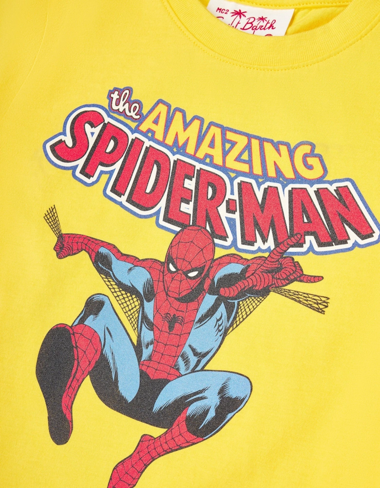 Boys Spider-Man Classic T-Shirt in Yellow