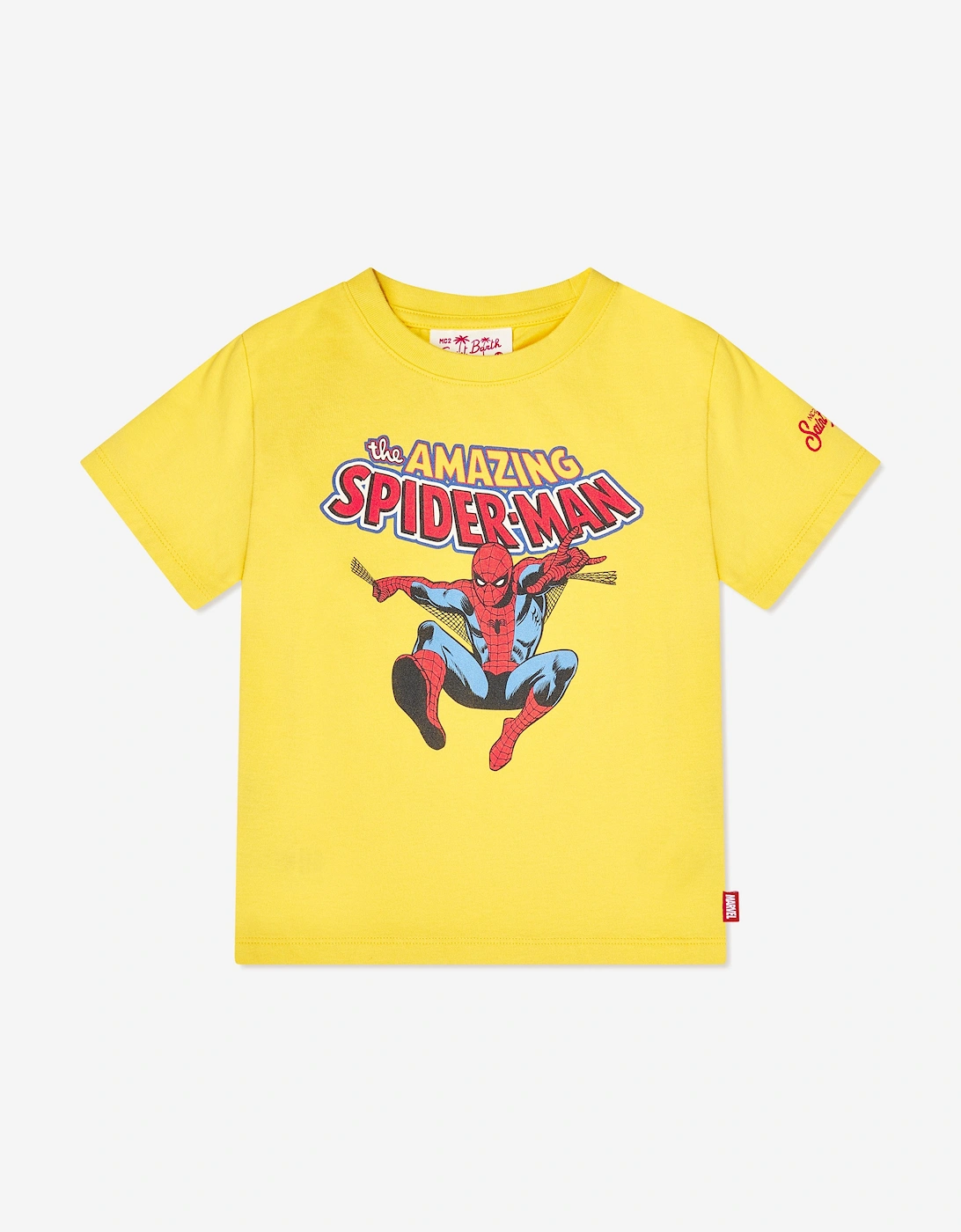 Boys Spider-Man Classic T-Shirt in Yellow, 5 of 4