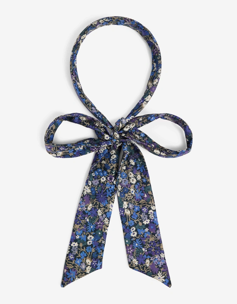Girls Floral Anafi Headband in Blue