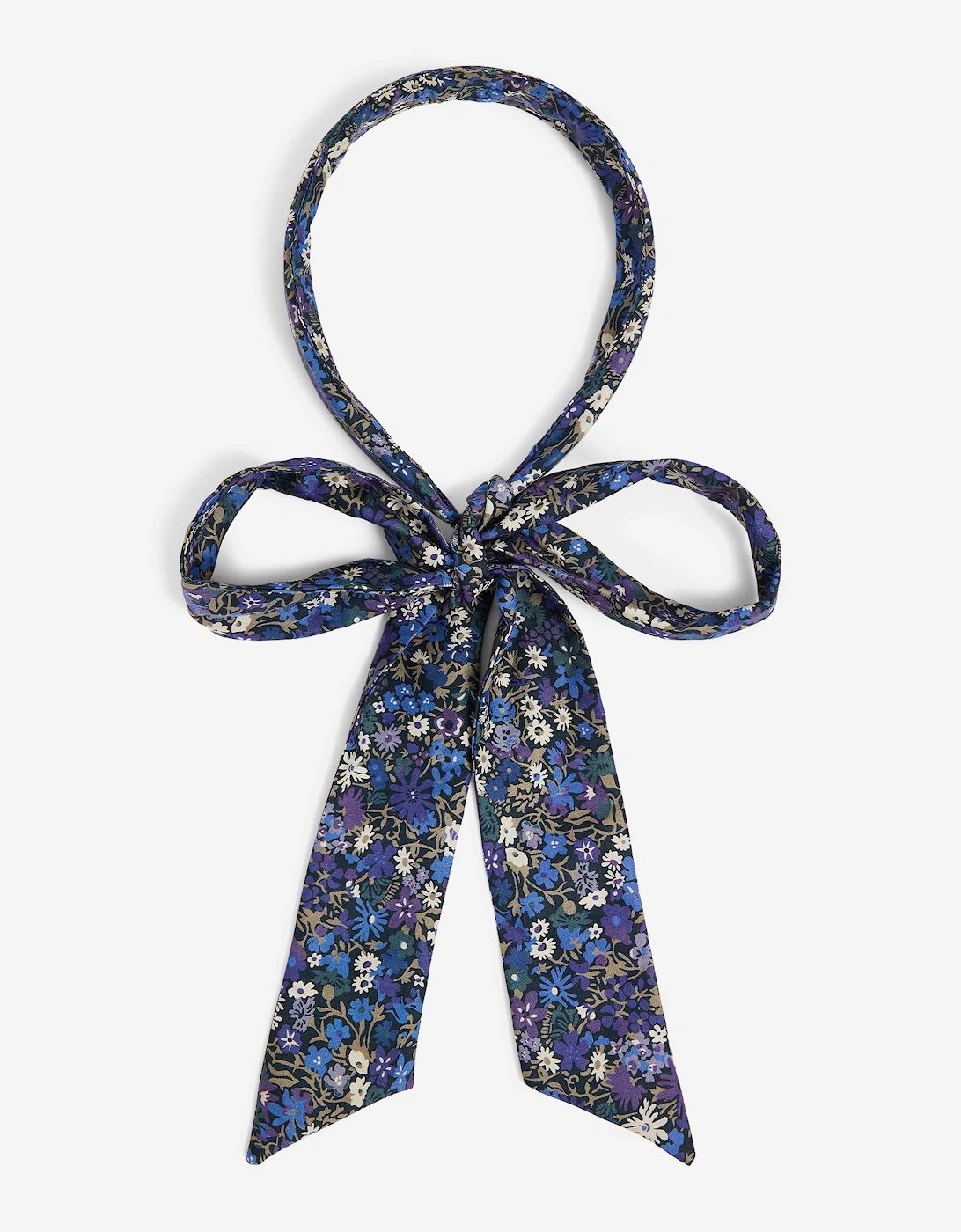 Girls Floral Anafi Headband in Blue, 3 of 2