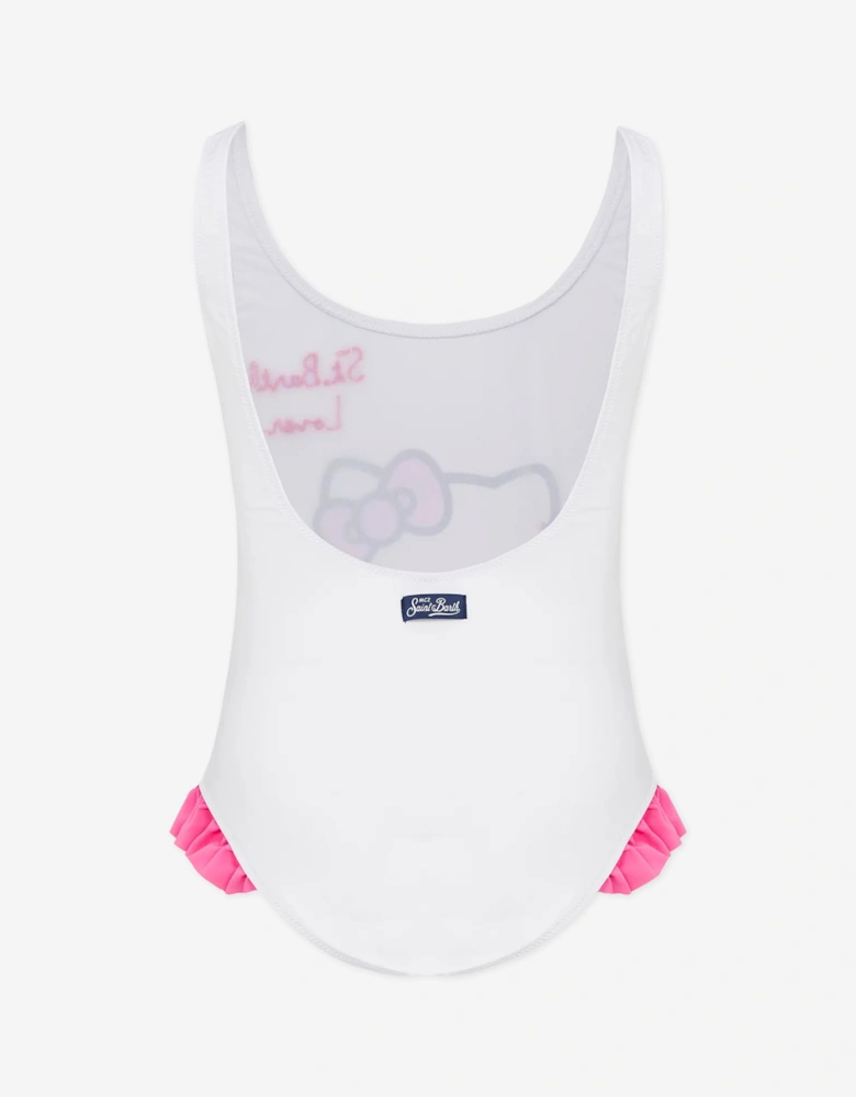 Girls Hello Kitty SB Lover Swimsuit in White