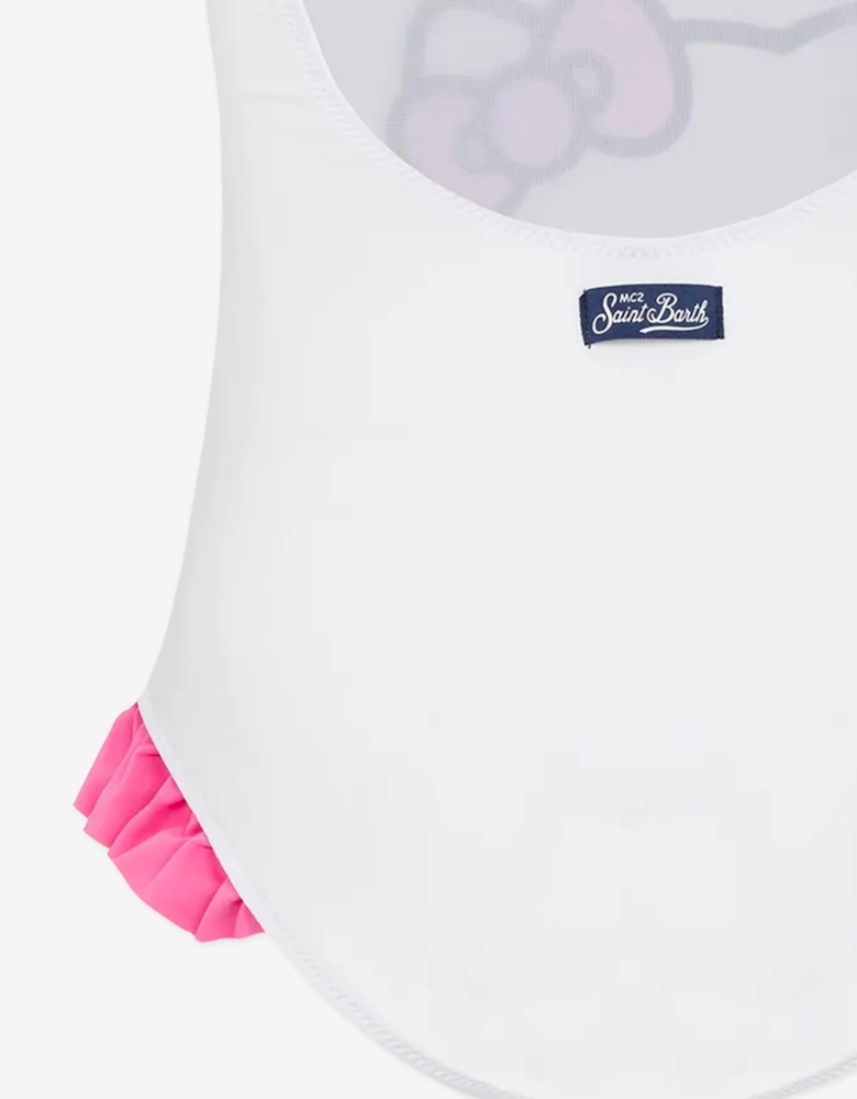 Girls Hello Kitty SB Lover Swimsuit in White