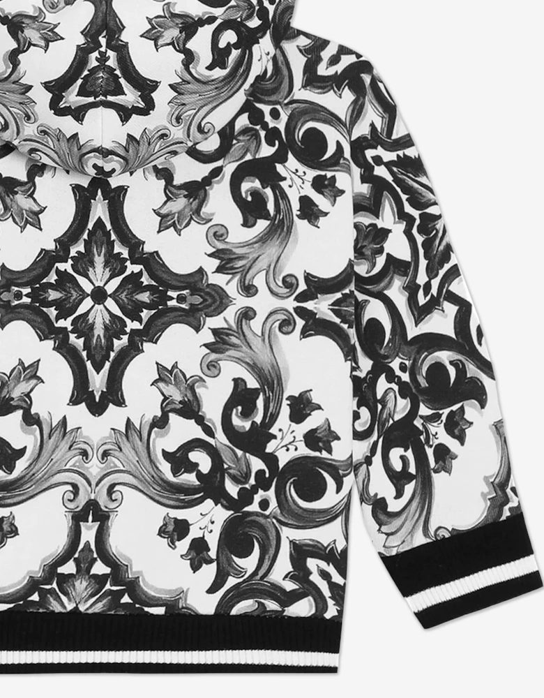 Baby Boys Majolica Zip Up Top in Black