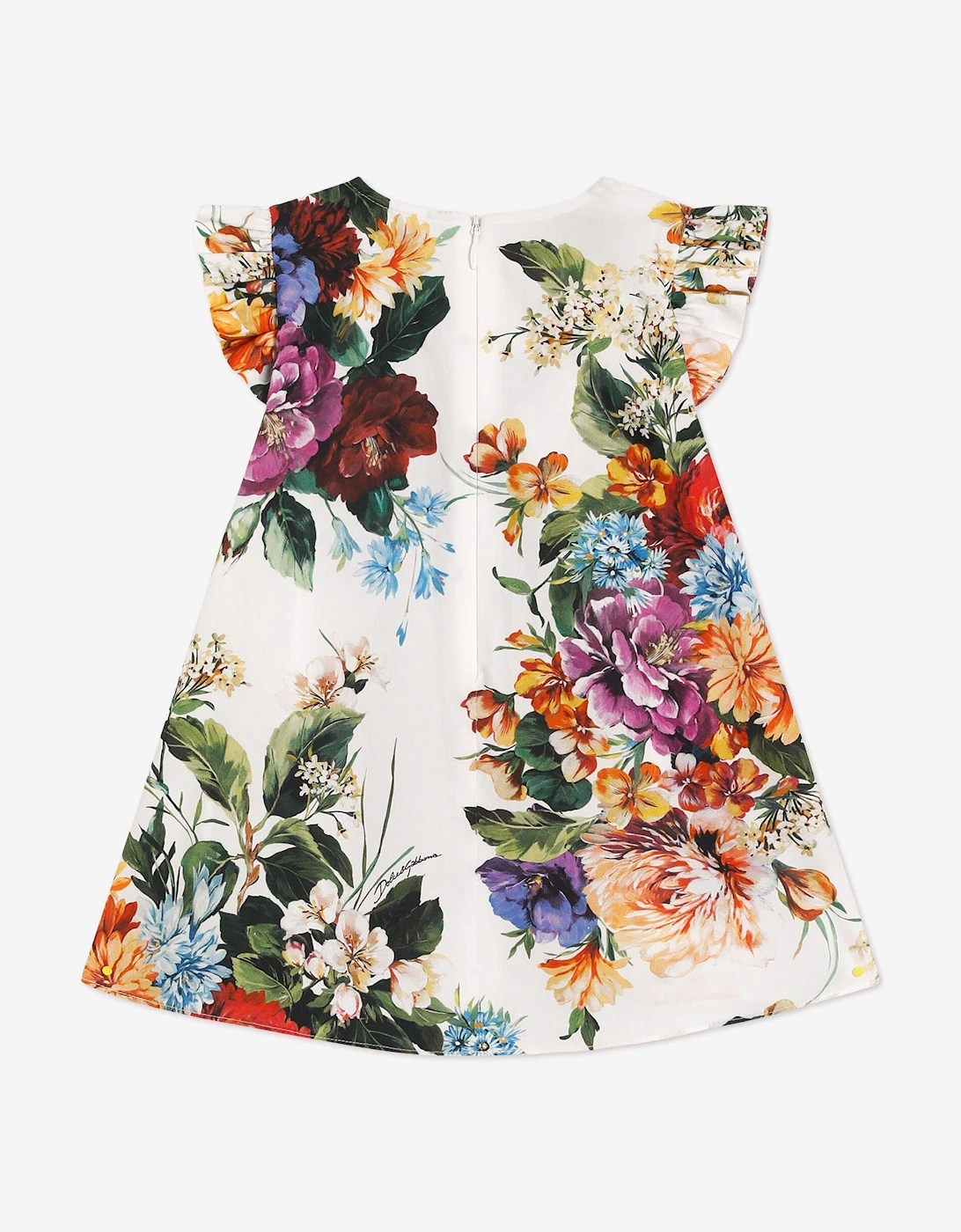 Baby Girls Floral Dress with Knickers in Multicolour