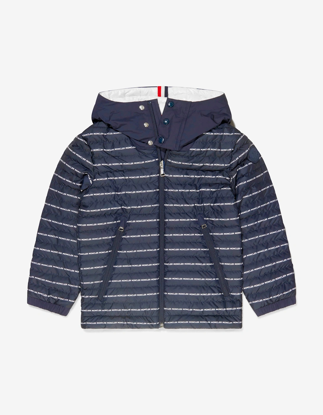 Enfant Boys Down Padded Logo Print Bergo Jacket, 5 of 4