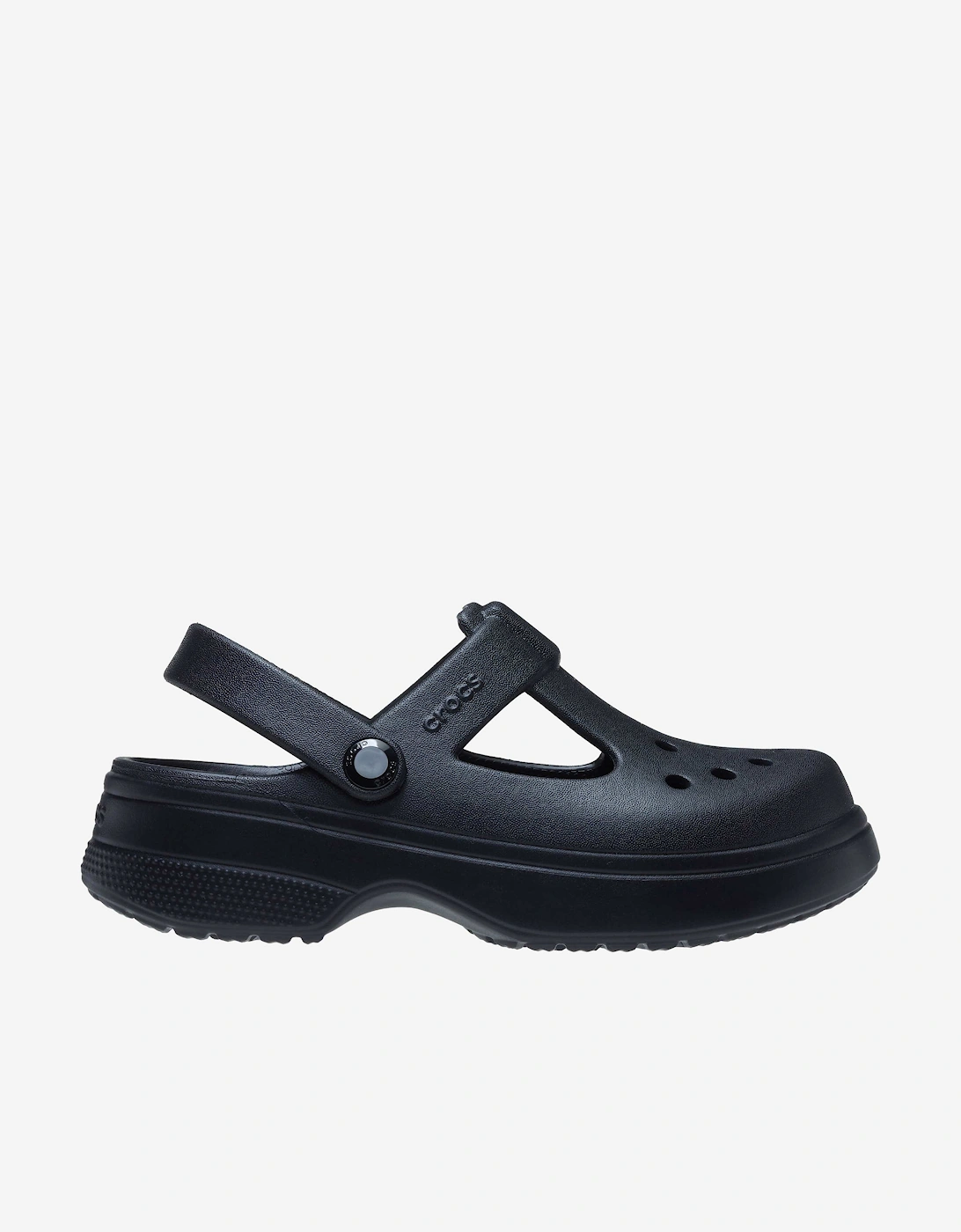 Girls Classic Mary Jane Clog in Black, 5 of 4
