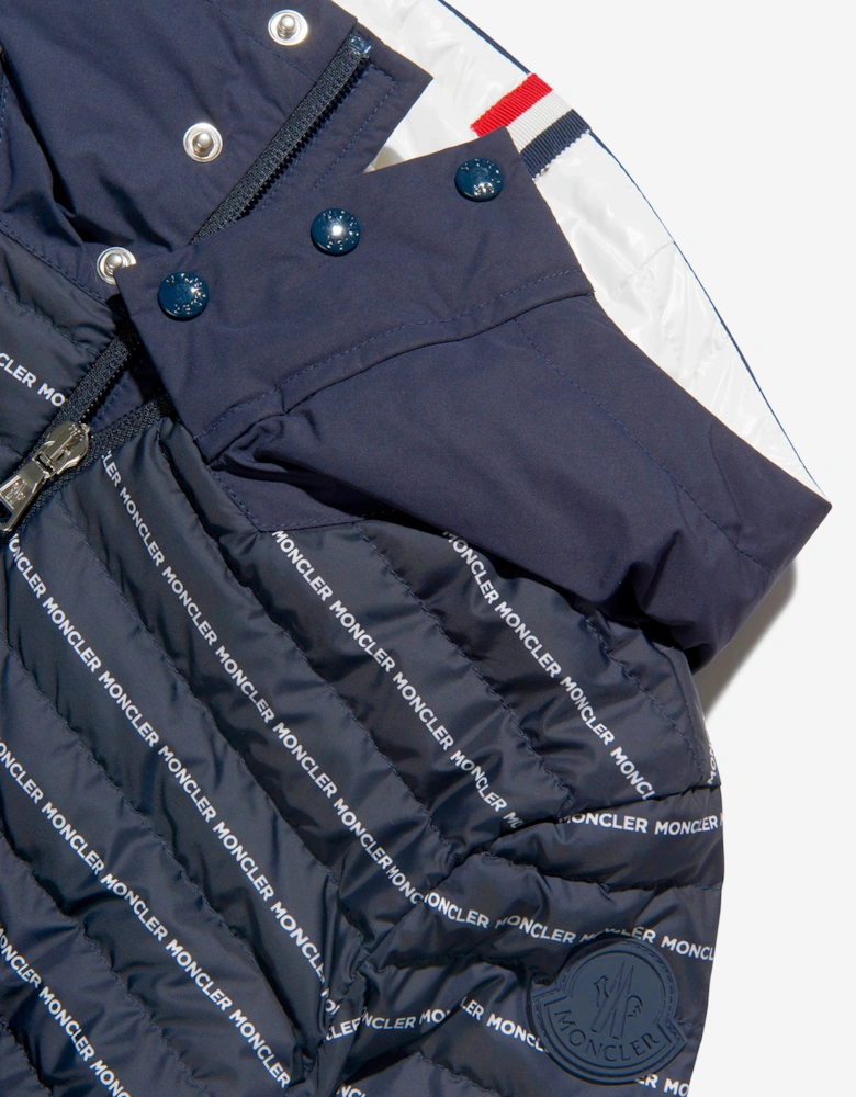 Enfant Boys Down Padded Logo Print Bergo Jacket
