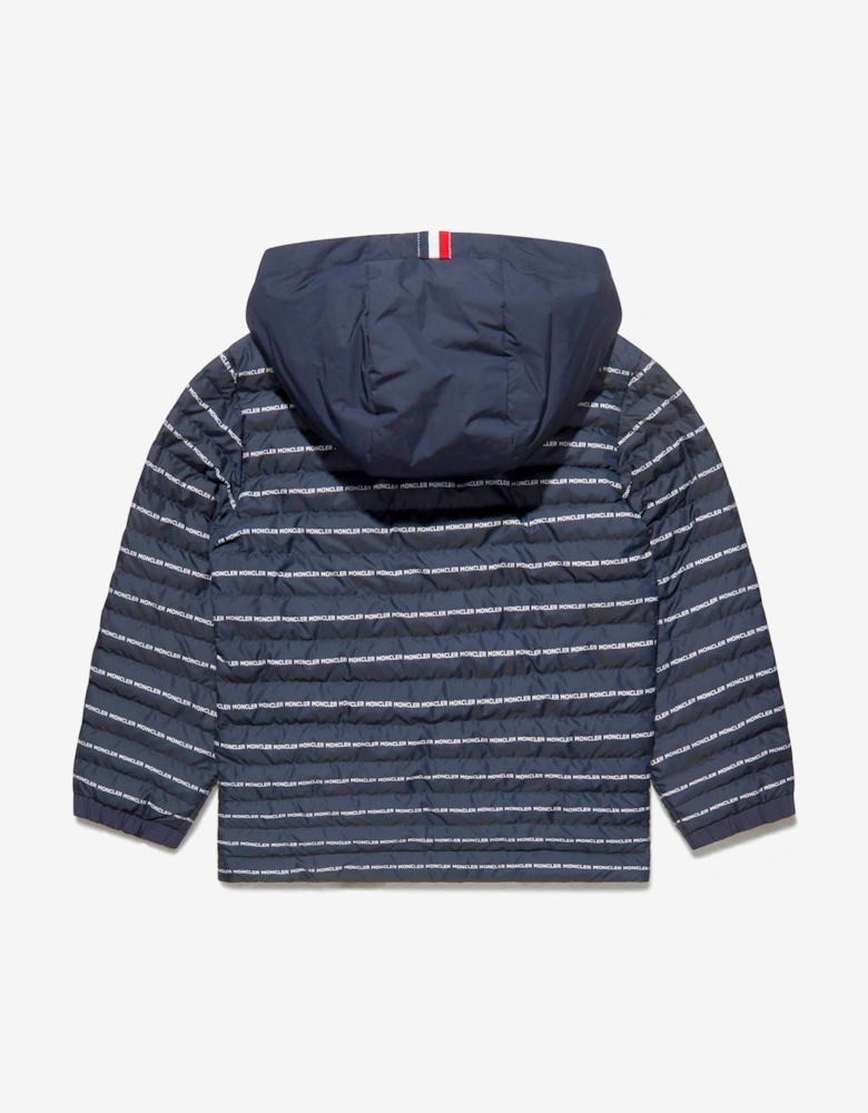 Enfant Boys Down Padded Logo Print Bergo Jacket